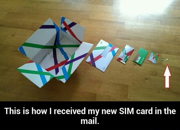 SIM card - meme