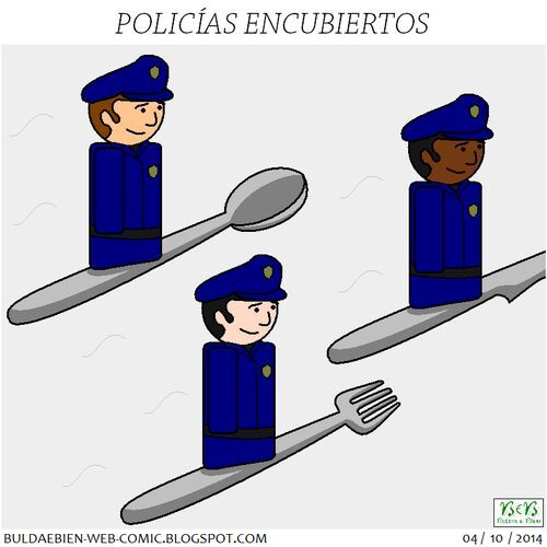 Policias en-cubiertos jajaja - meme