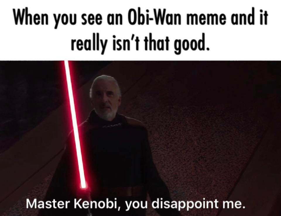Ah General kenobi - meme