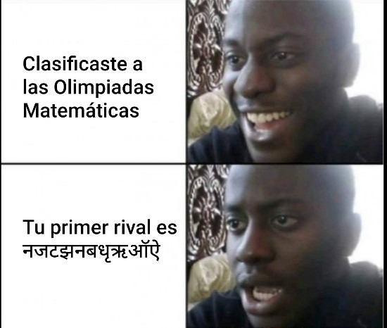 Por carajo los hindúes son tan chad en matemáticas? - meme