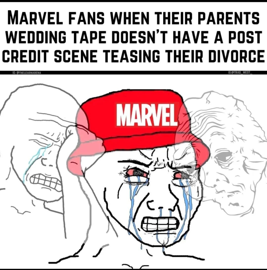 Marvel has been a disaster for story telling - meme