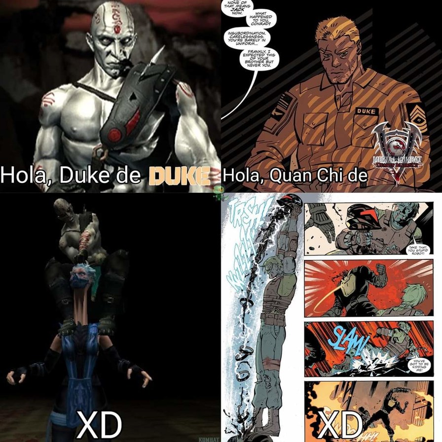 Solo que quan chi alargaba su cabeza - meme
