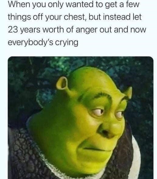 I make people cry - meme