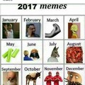 2017 leaked meme schedule.