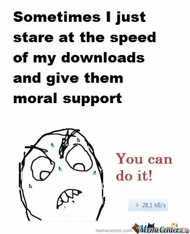 Moral support - meme