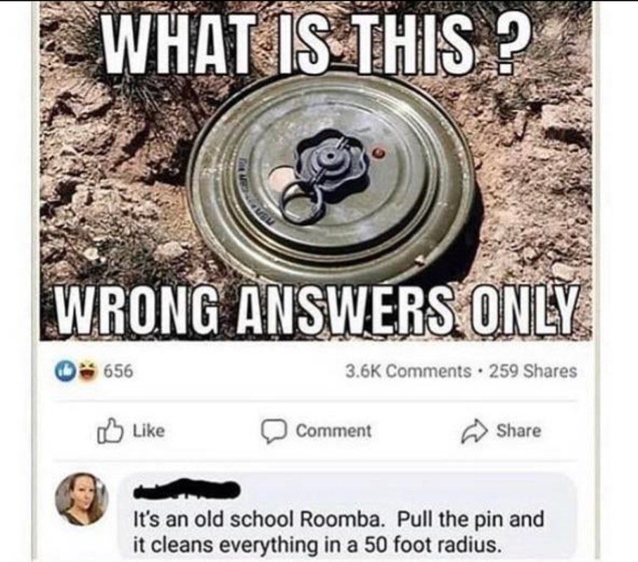 Old schools roomba - meme