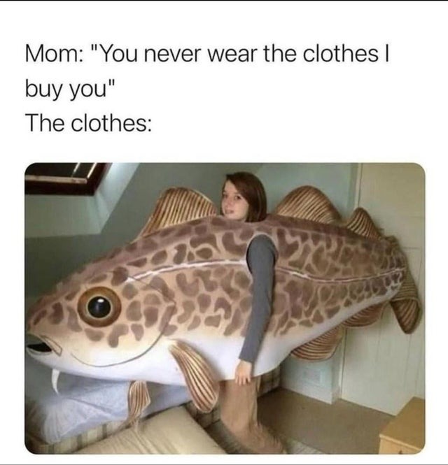clothes mom buys you - meme