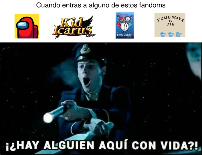 Fandoms que pasaron a mejor vida - meme