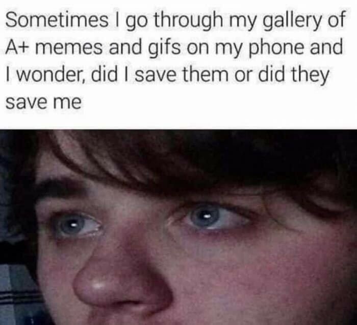 They saved me - meme