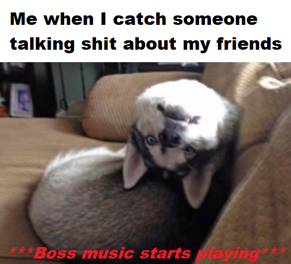 Boss battle friendo - meme