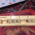 When you displease the Scrabble gods.