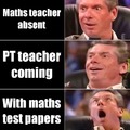 In a maths test