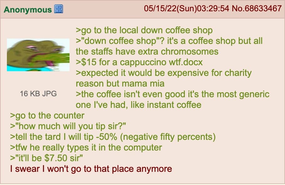 dongs in a coffee - meme
