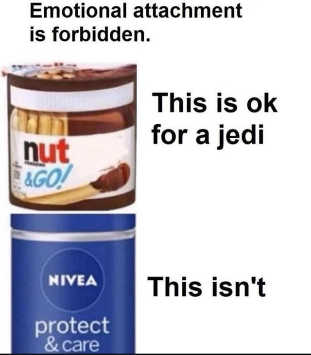 Jedi Code: No emotions. Also Jedi: *adopts entire clone battalion* - meme