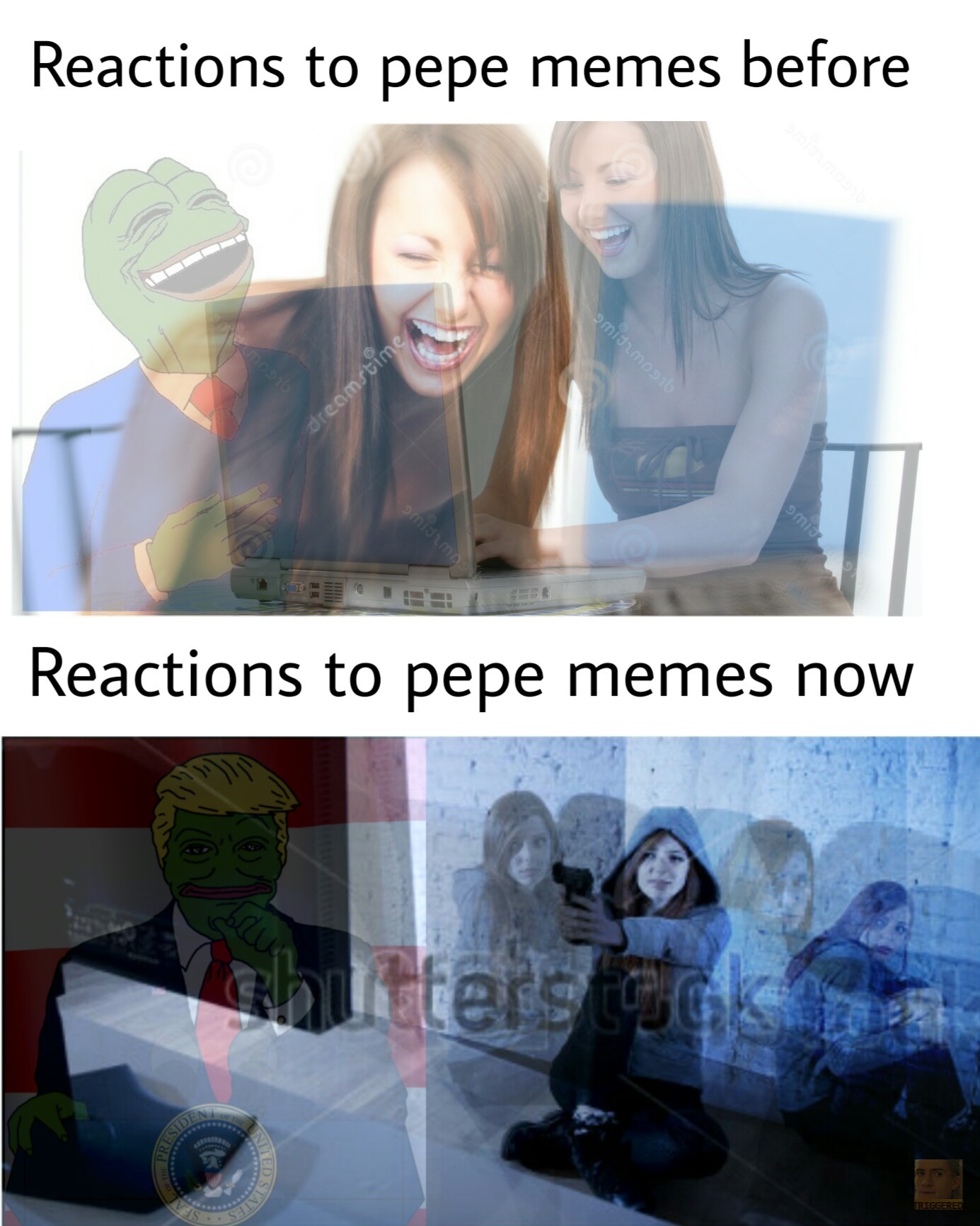 Pepe dindu nuffin - meme