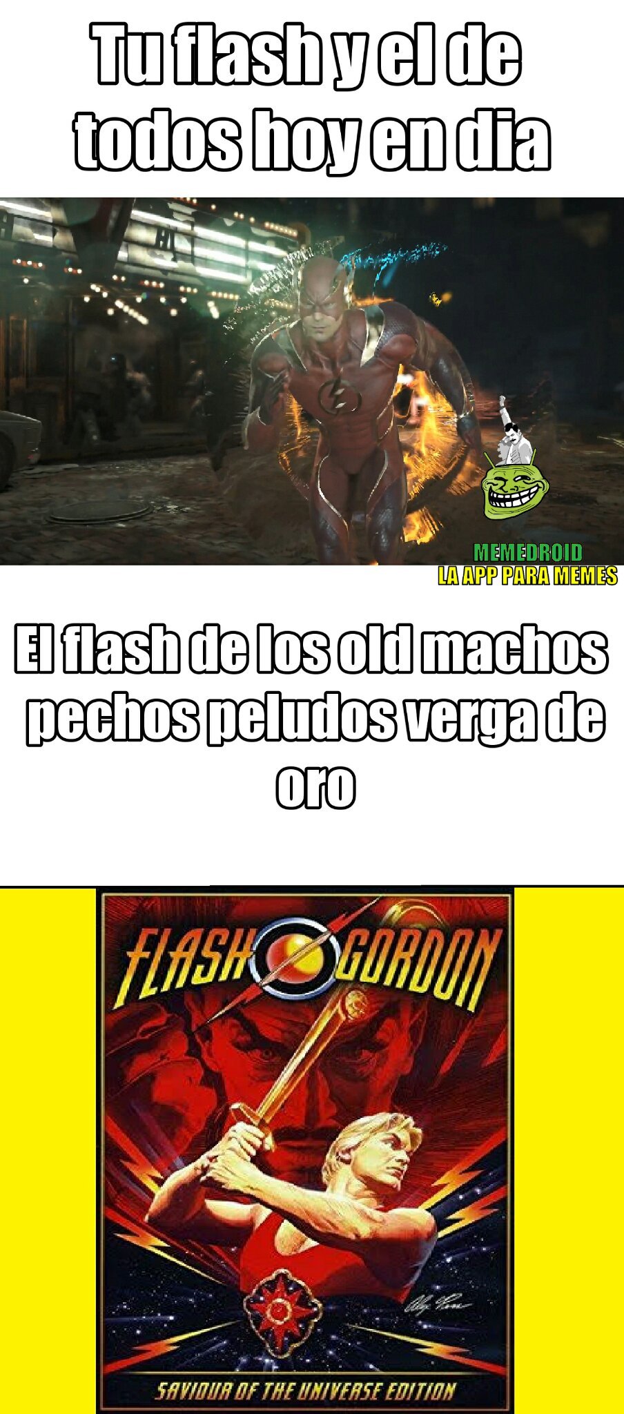 ¿Cuál es tu Flash? Flash Gordon :^D - meme