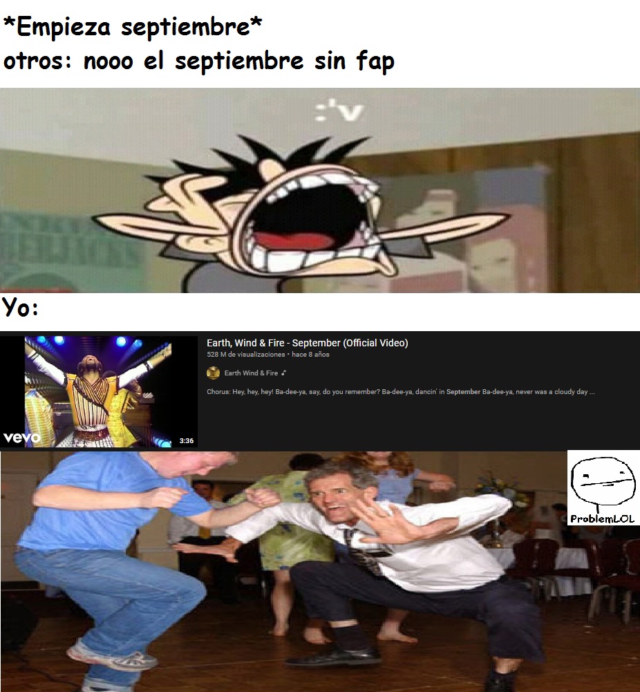 Dancing in september - meme