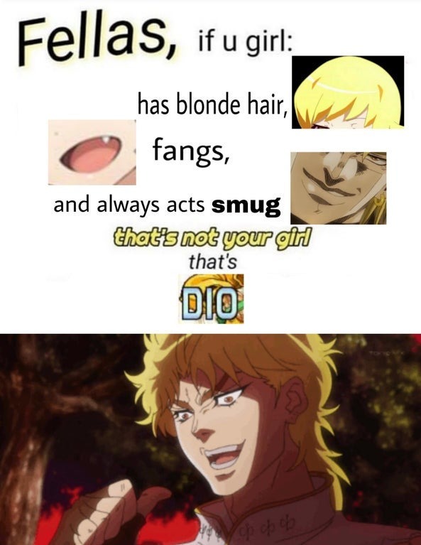 jojo meme dio