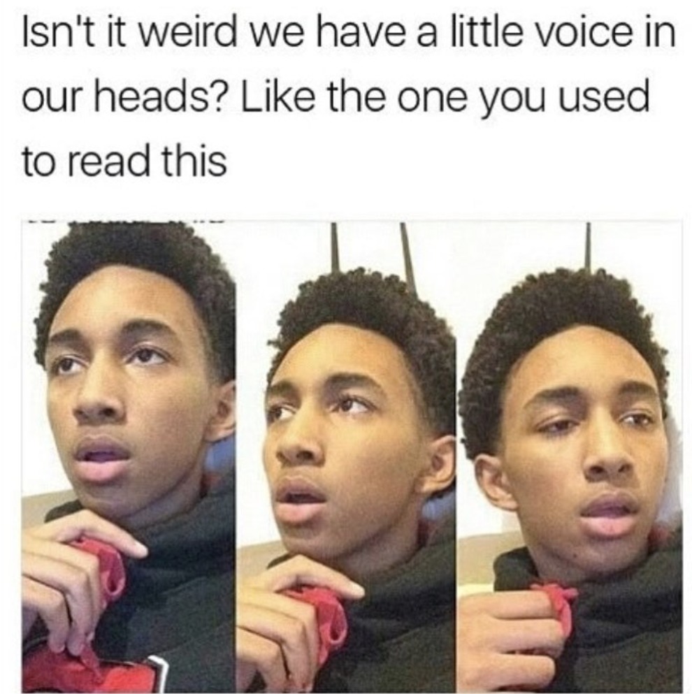 Tell me what your voice sounds like in the comments lol - meme