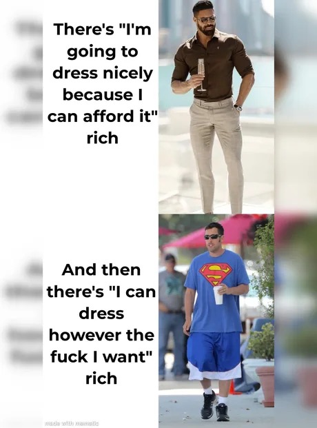 The rich, and the rich ;) - meme