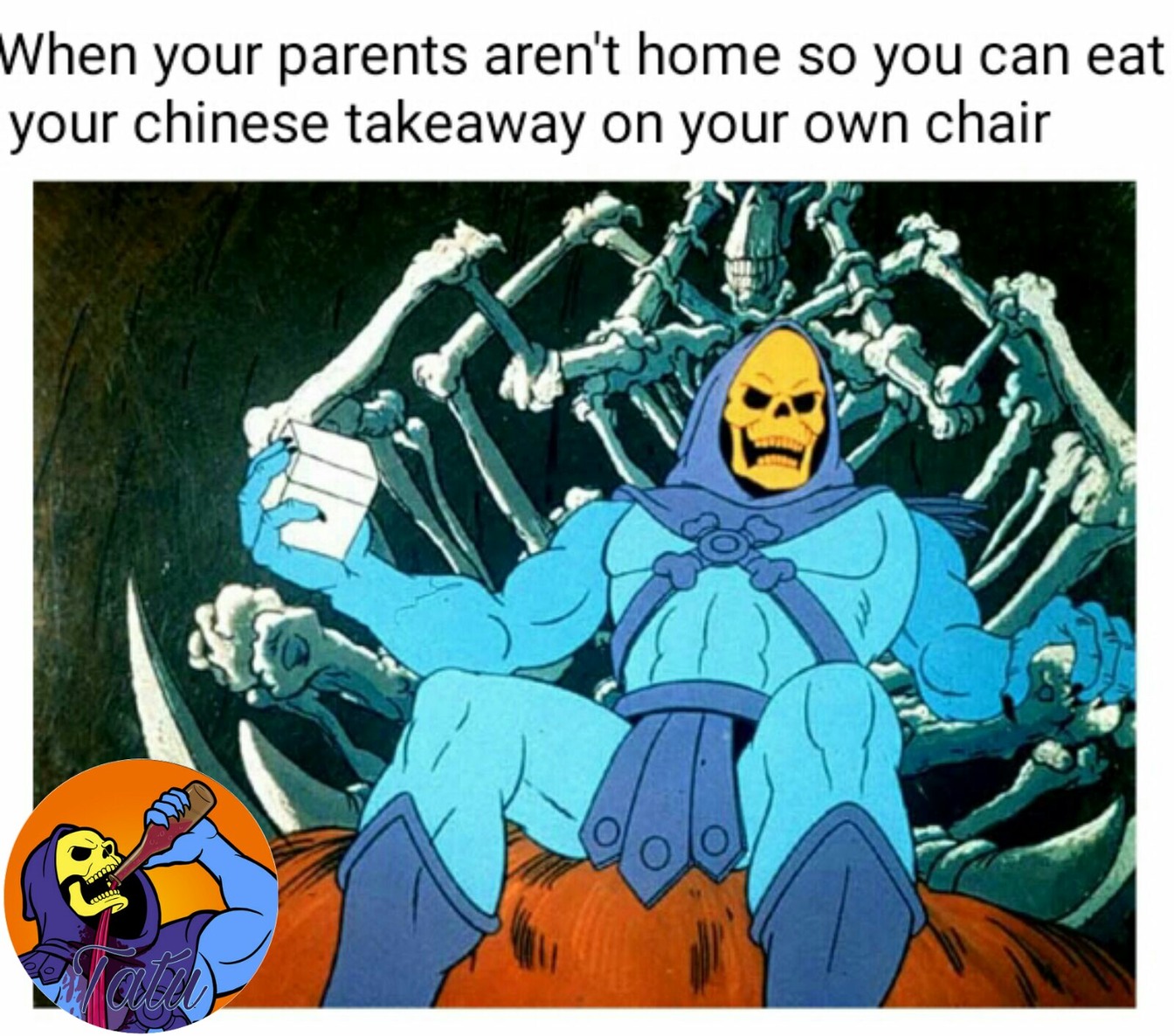 Spooky bonechair - meme