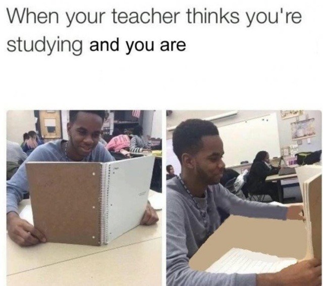 Study hard - meme