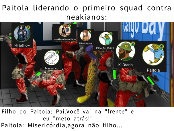 Cuida do teu filho paitola,tua prole vai lutar com nos... - meme