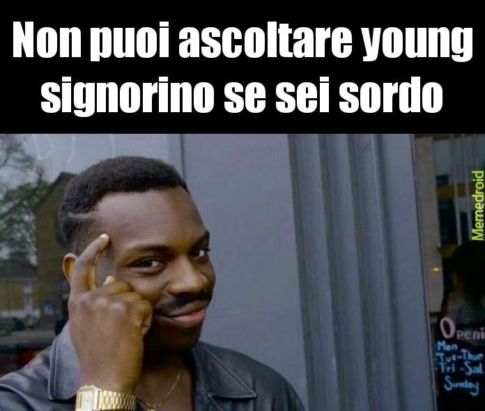 Young signorino - meme