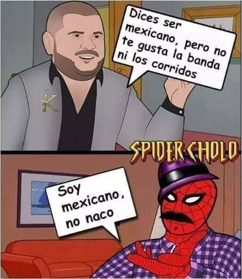 Spider cholo idolo - meme