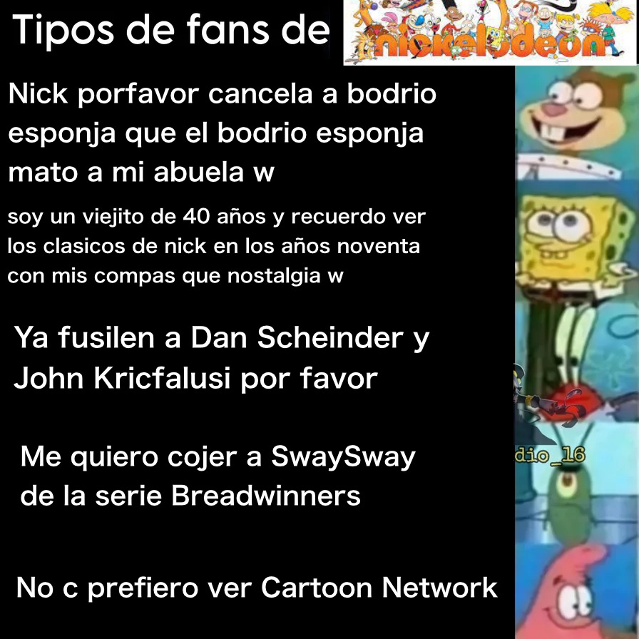 Como cartoonlover y parte del Fandom de los Nicktoons, confirmo xd - meme