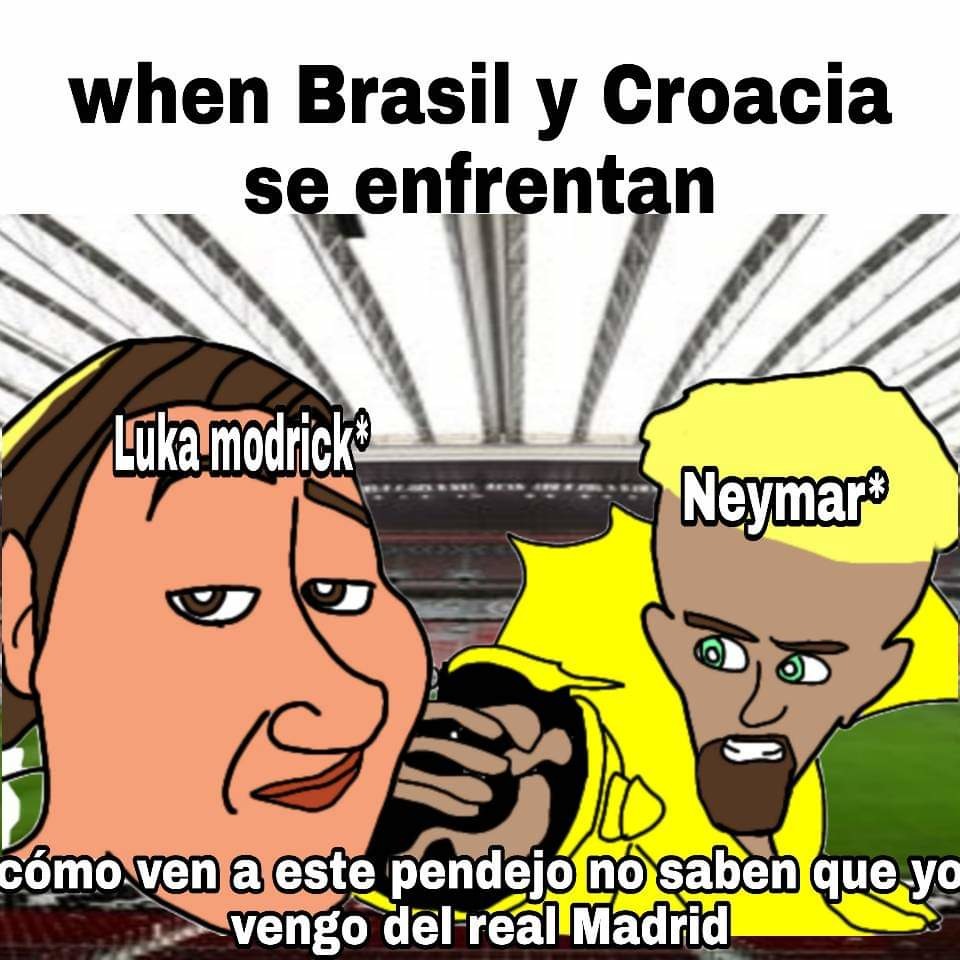 Brasil vs Croacia - meme