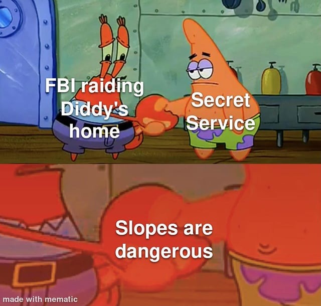 FBI raiding Diddy's home - meme