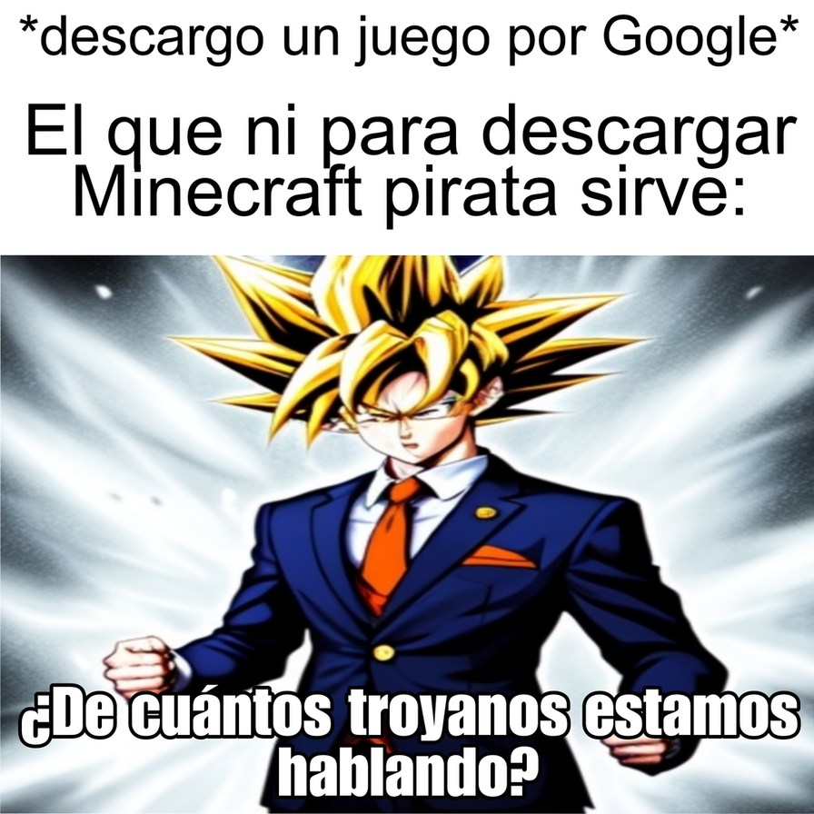 Imagina no saber descargar juegos pirata - meme