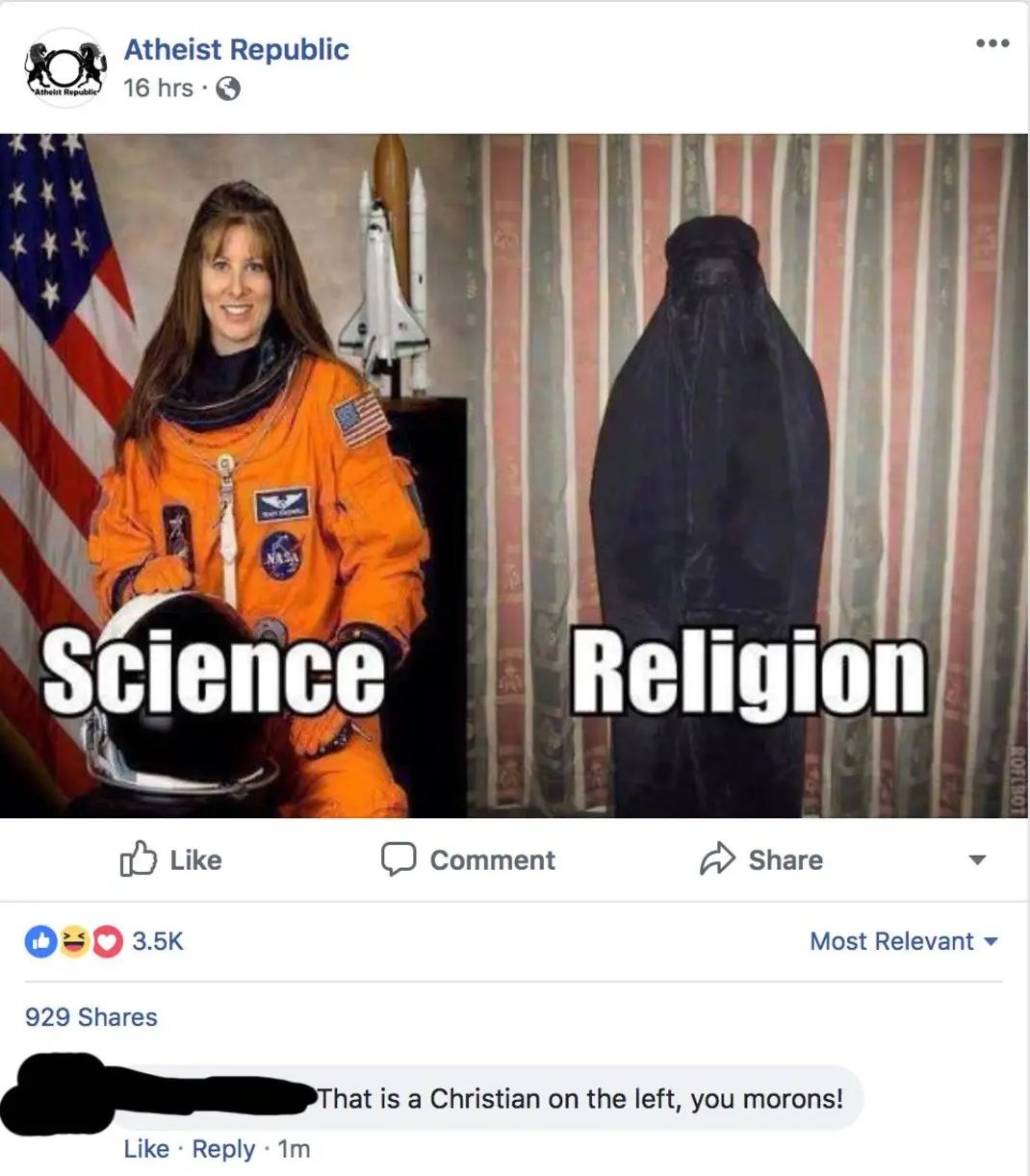 Christians refined the scientific method. - meme