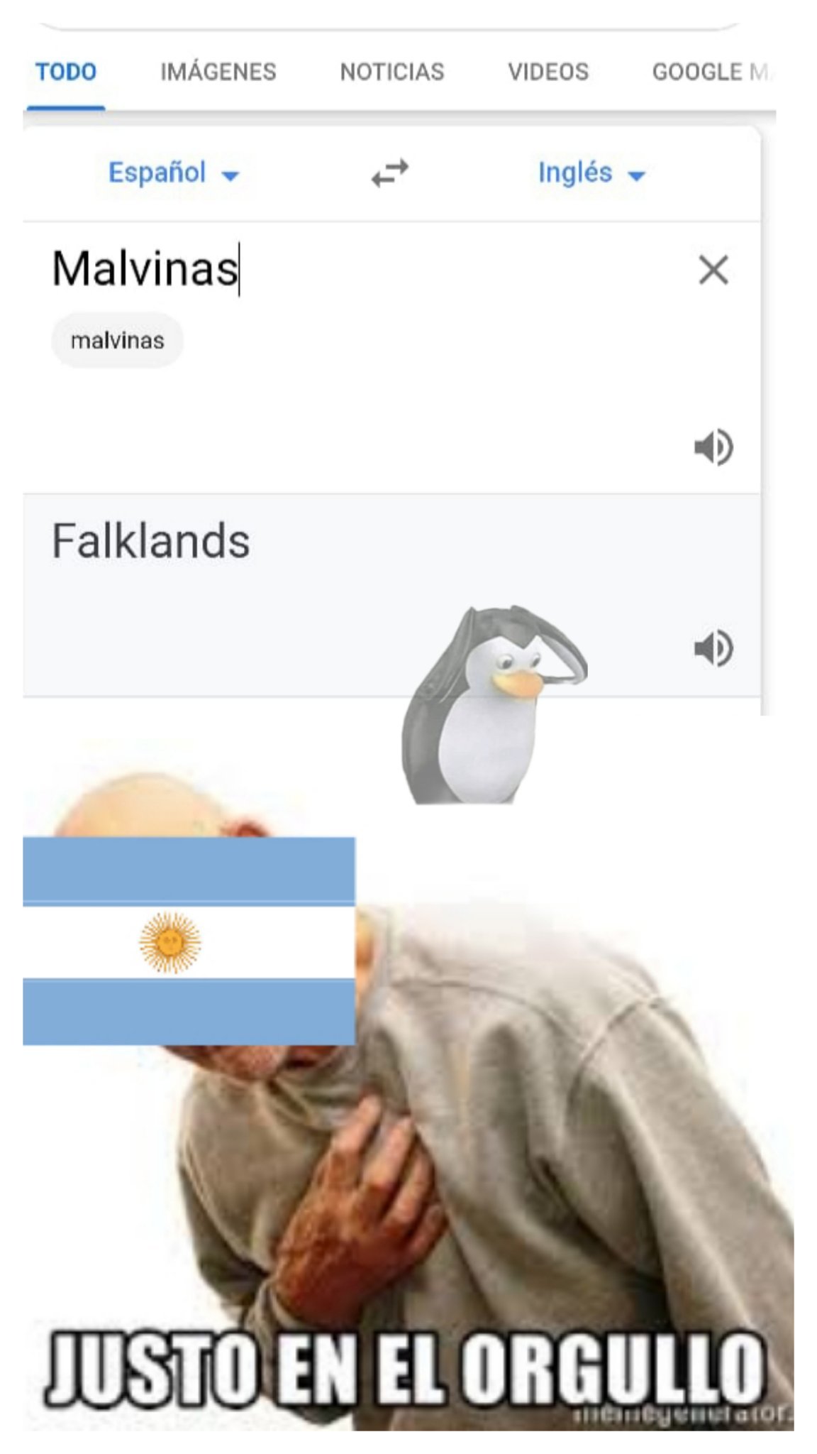 Soy argentino, pero necesitaba hacerlo xd - meme