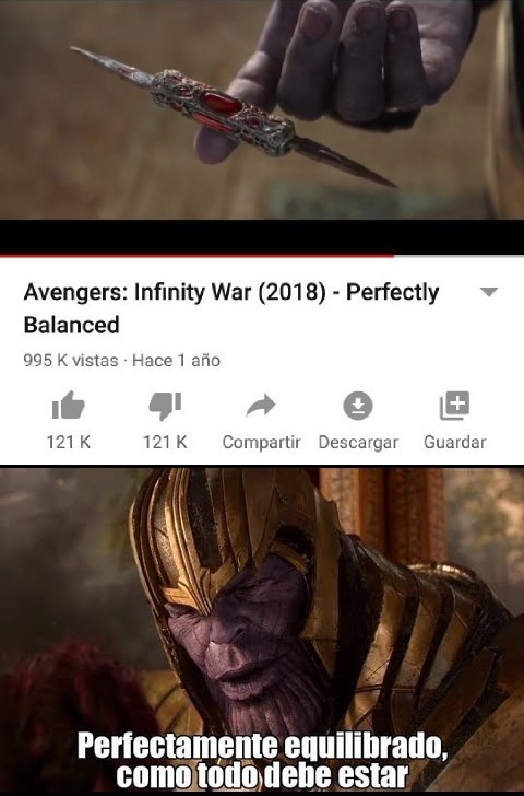 Puto el que altere el equilibrio - meme