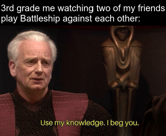Use my knowledge - meme