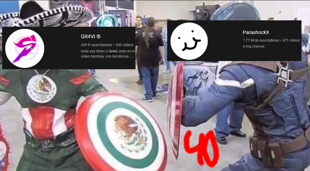 Explicación: Estos dos canales tratan de "Si..." o "If...", lo único que uno es gringo y otro es mexicano :cool: - meme