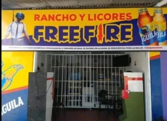 rancho y licores free fire - meme