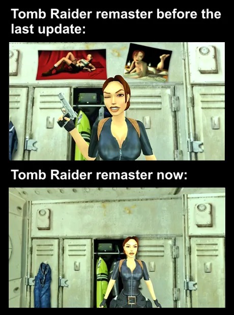 TombRaider remaster - meme