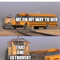 The extrovert is your friend too