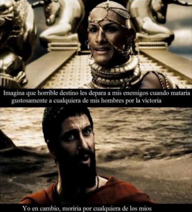 300 es una maravillosa película nacionalsocialista. - meme