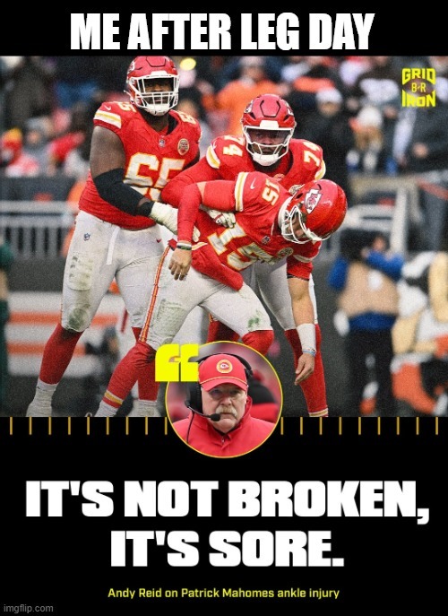 Patrick Mahomes injury meme