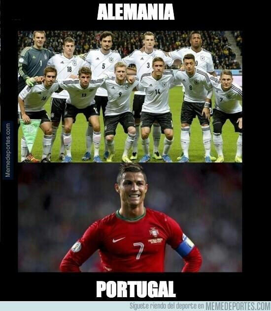 Alemania vs Portugal - meme