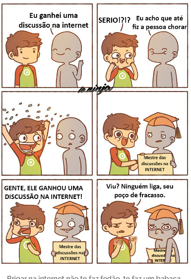 Rei das discussoes by: NinjaRosito - meme