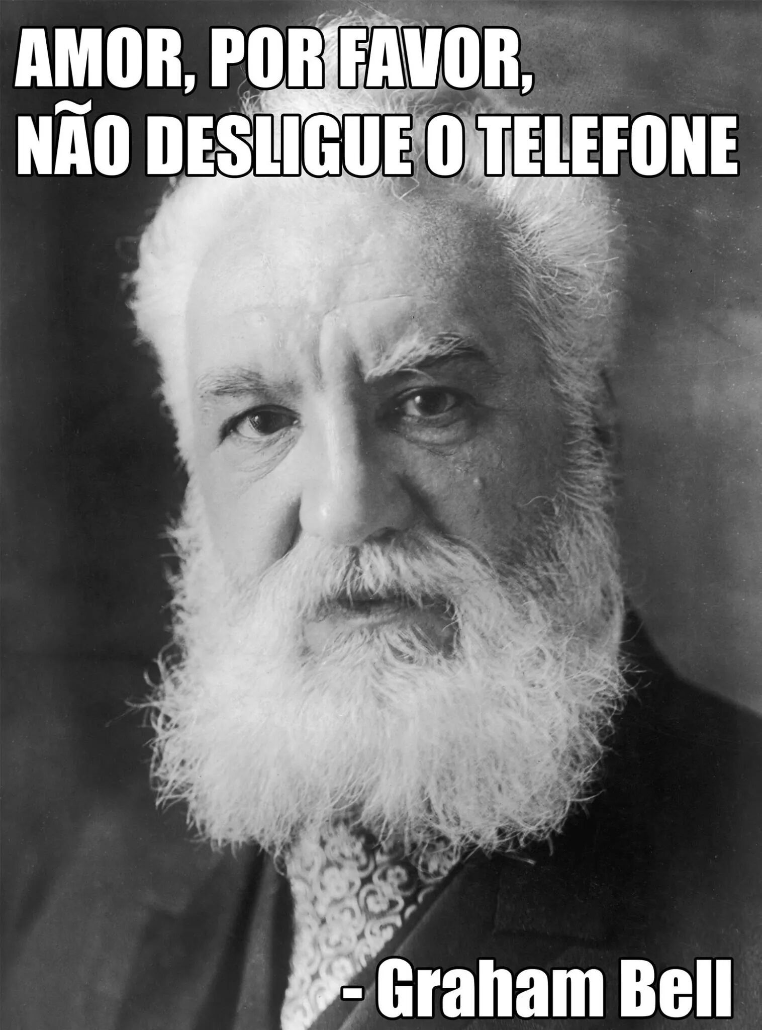 inventor do telefone - meme