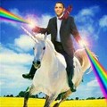 obama y su unicornio