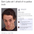 Sam Lake ain't scared of shit