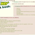 Subway always fresh