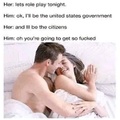 Government won’t even let you lube up first